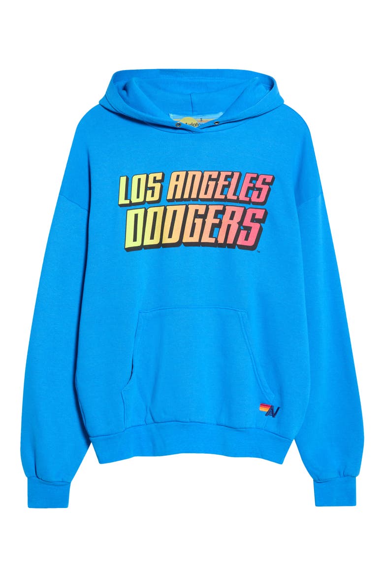 Los Angeles Dodgers Graphic Hoodie, Alternate, color, OCEAN