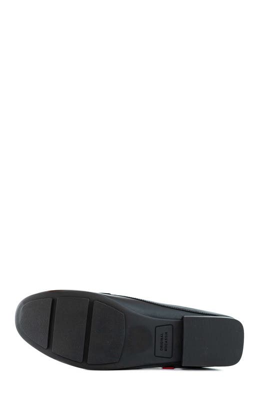 Marc Joseph New York Barbara St Leather Buckle Mule, Alternate, color, Black Napa