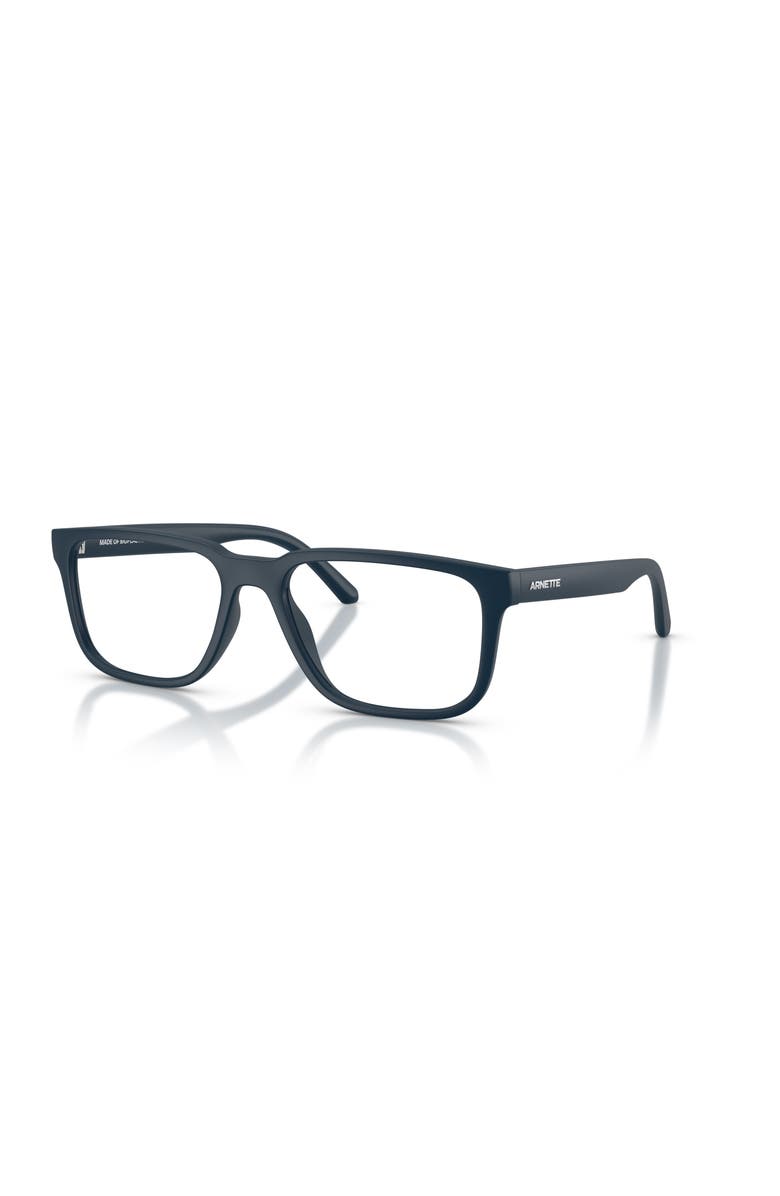 ARNETTE 56mm Rectangle optical glasses, Main, color, Blue
