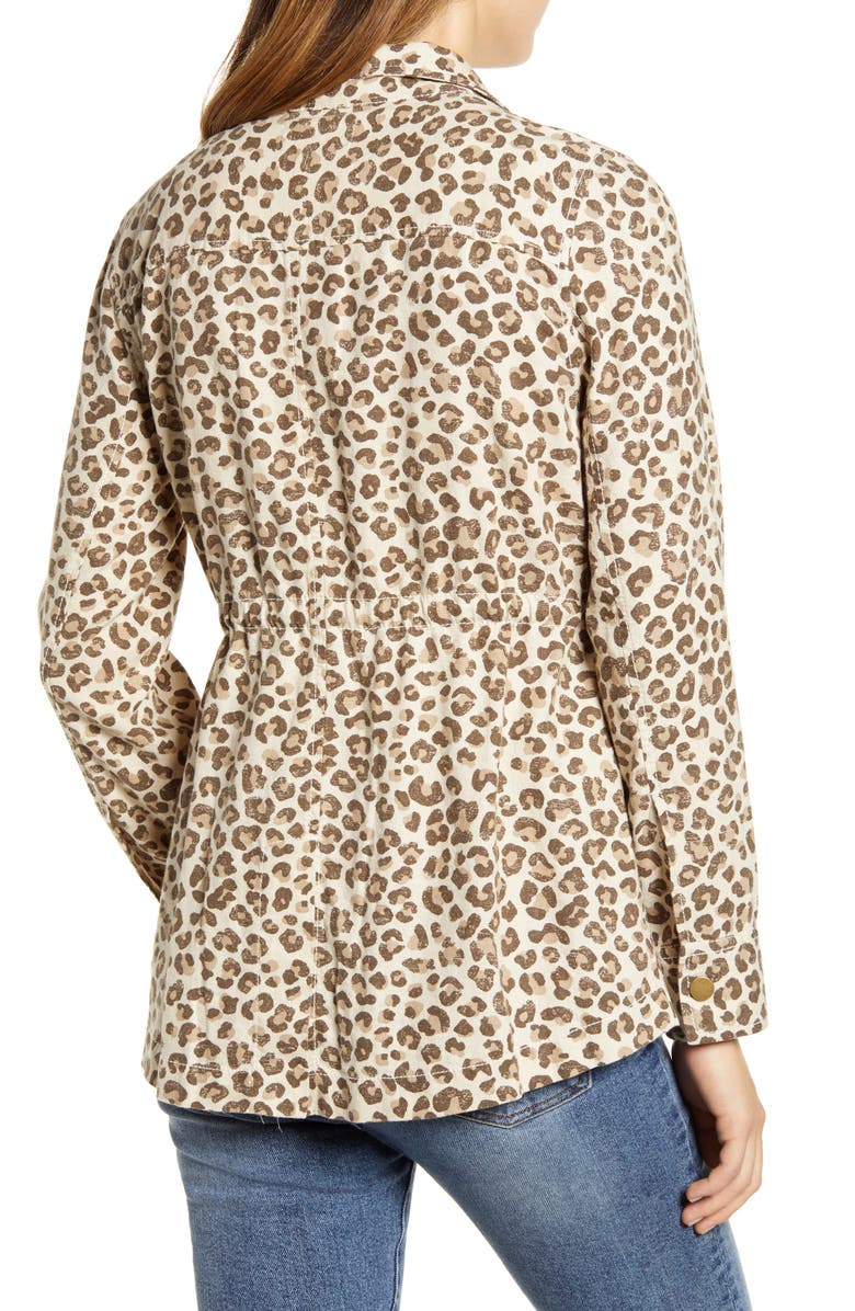 Caslon<sup>®</sup> CINCH WAIST UTILITY JKT - SLD, Alternate, color,