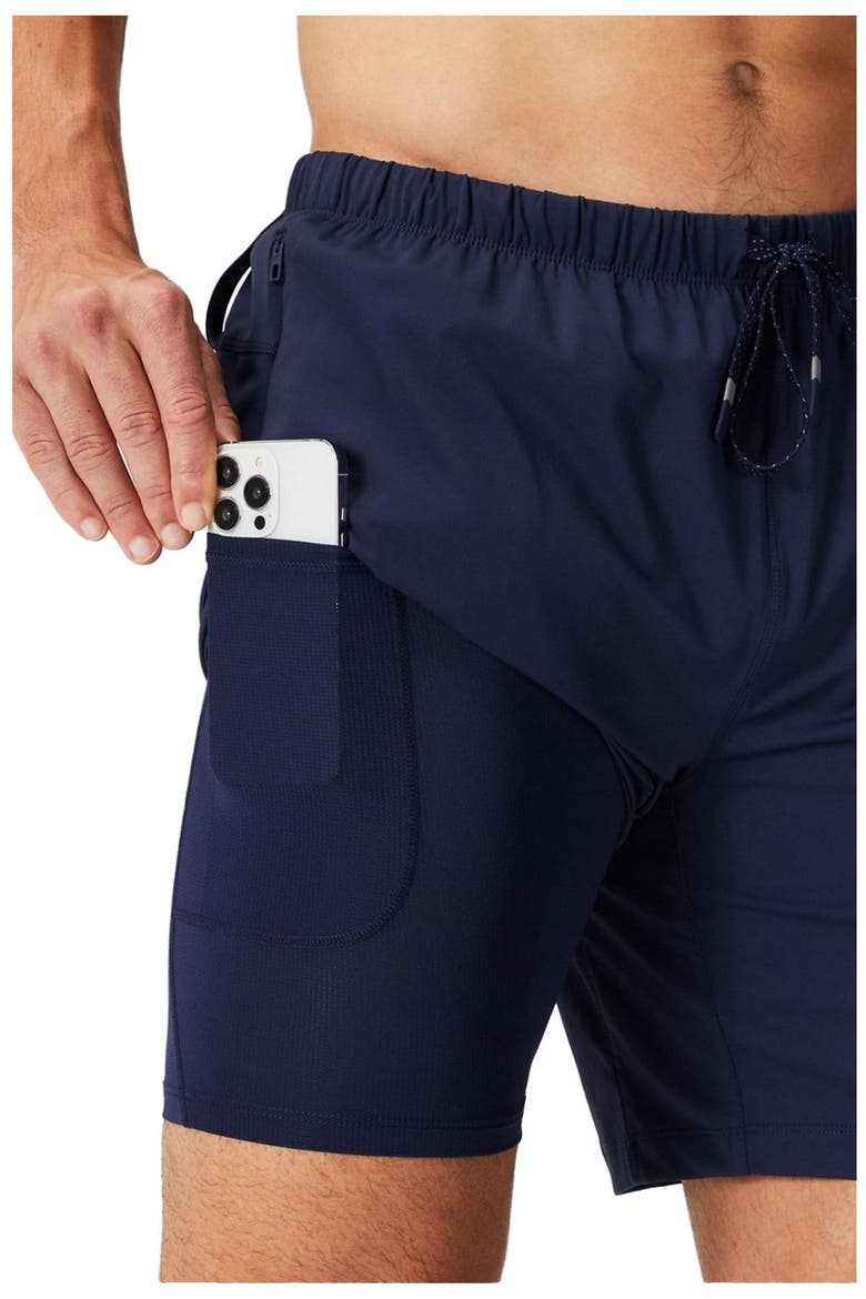 Men's The 7" One Short, Alternate, color, Deep Navy