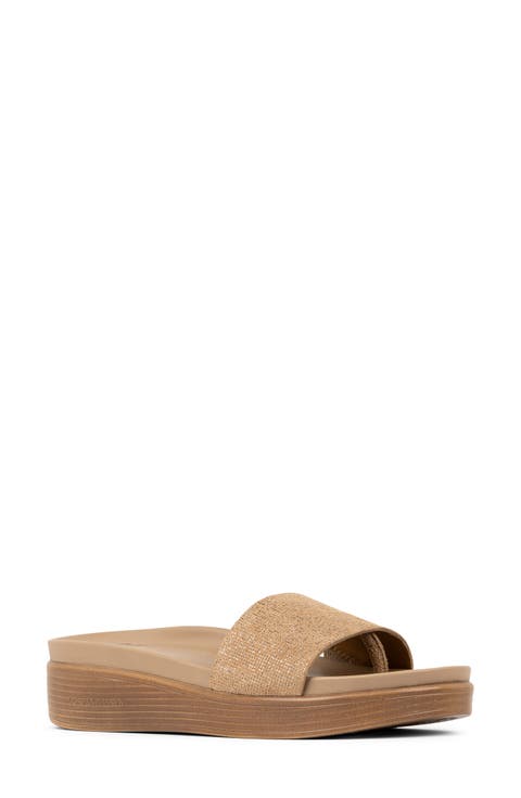 Fiji Suede Slide Sandal (Women)
