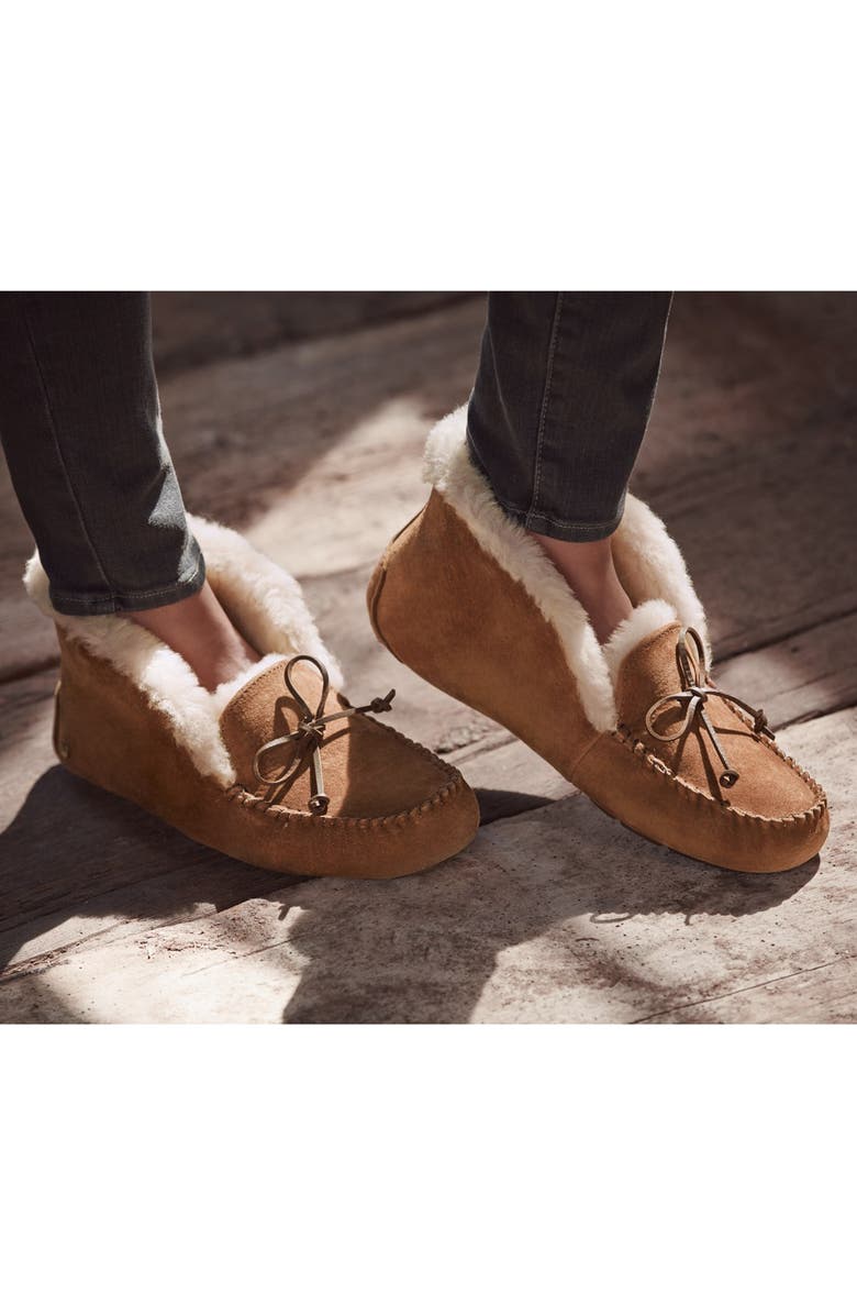 UGG<sup>®</sup> UGGpure<sup>™</sup> Alena Suede Slipper Bootie, Main, color,