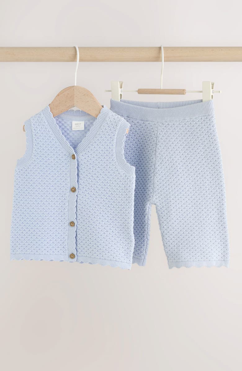 NEXT Crochet Sleeveless Top & Pants Set, Alternate, color, 