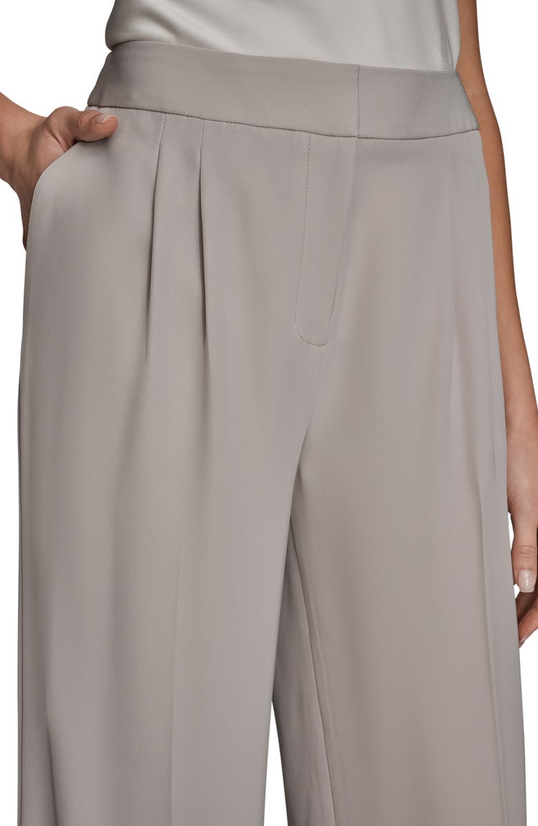 Donna Karan New York Pleated Wide Leg Pants, Alternate, color, Vapor