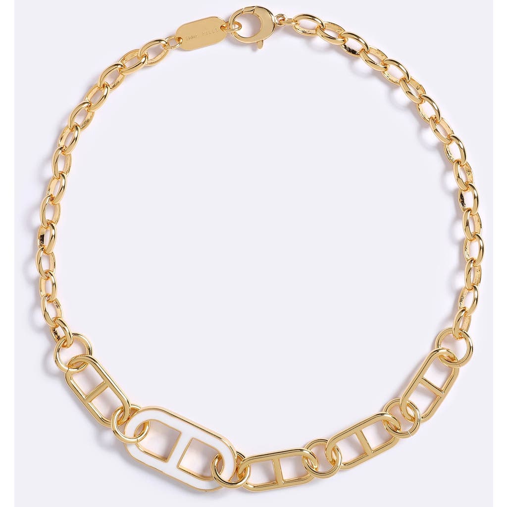 Emma Pills Extra Pill Necklace In White Glo