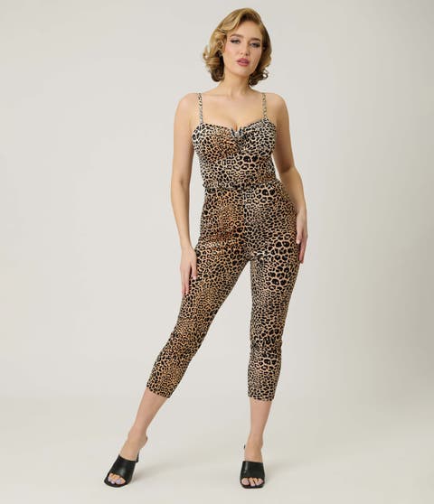 1950s Cropped Jumpsuit