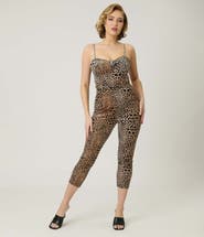 Unique Vintage 1950s Cropped Jumpsuit