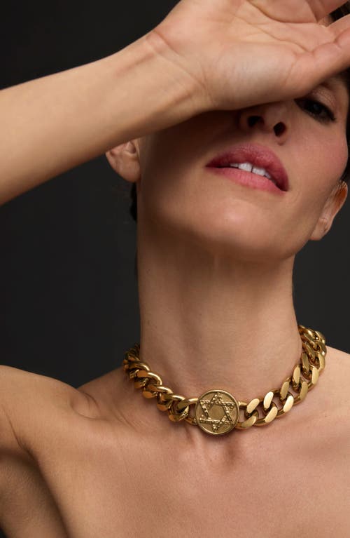 St. Moran Star Of David Necklace In Gold