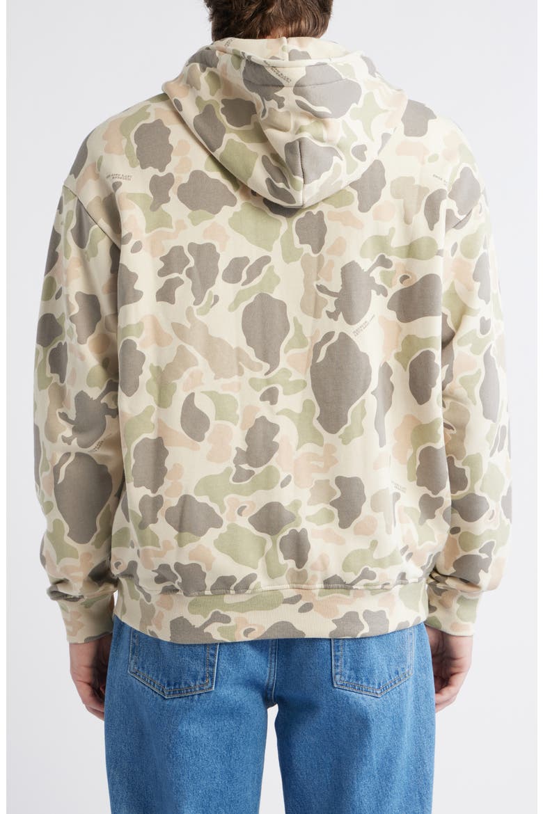 Duck Cotton Zip Hoodie, Alternate, color, CAMO