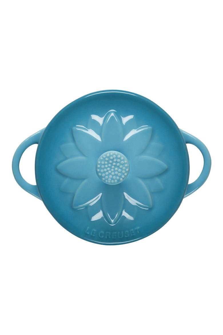 Mini Round Stoneware Baking Dish, Alternate, color, CARIBBEAN