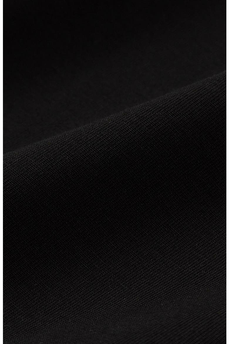 Luxe Stretch Jersey Slim V-Neck Tee, Alternate, color, Black
