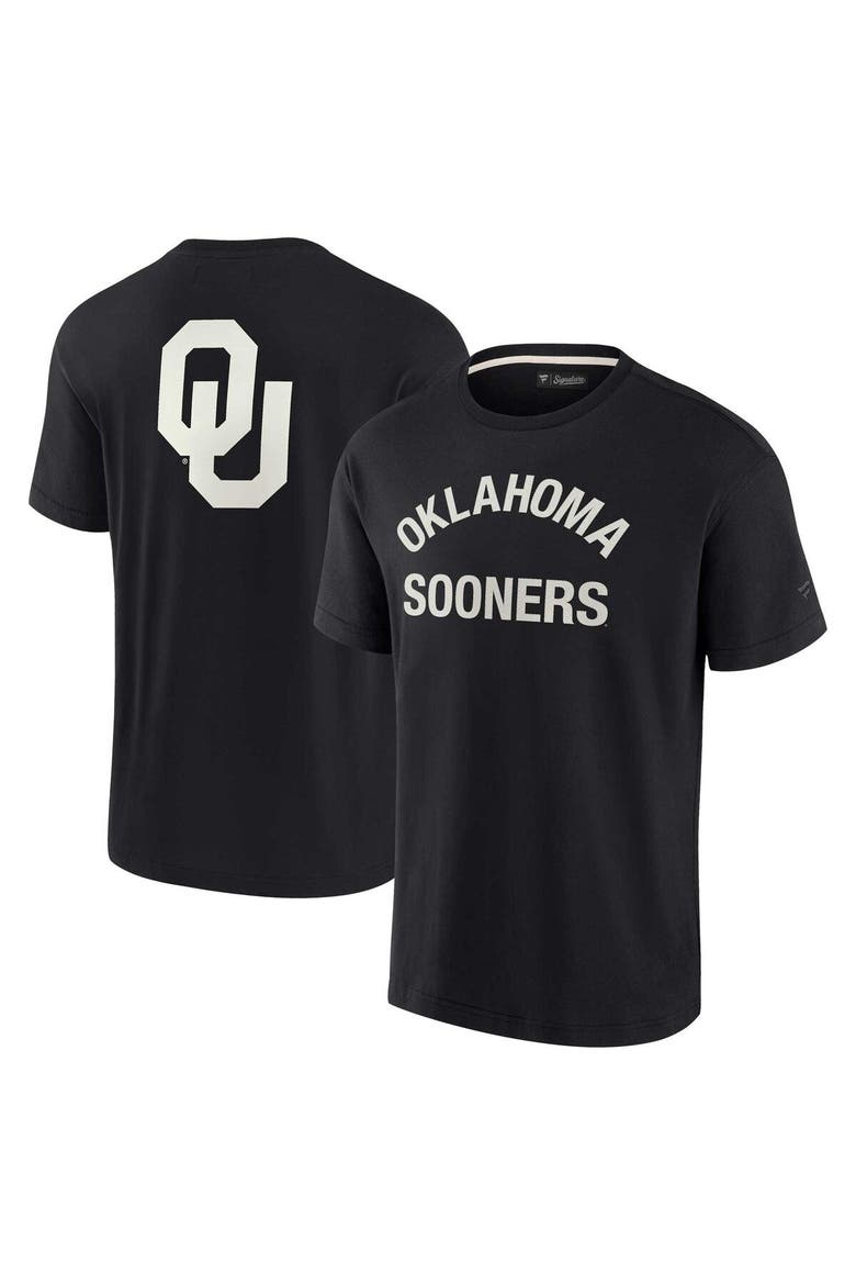 Unisex Fanatics Signature Black Oklahoma Sooners Elements Super Soft Short Sleeve T-Shirt, Main, color, Black