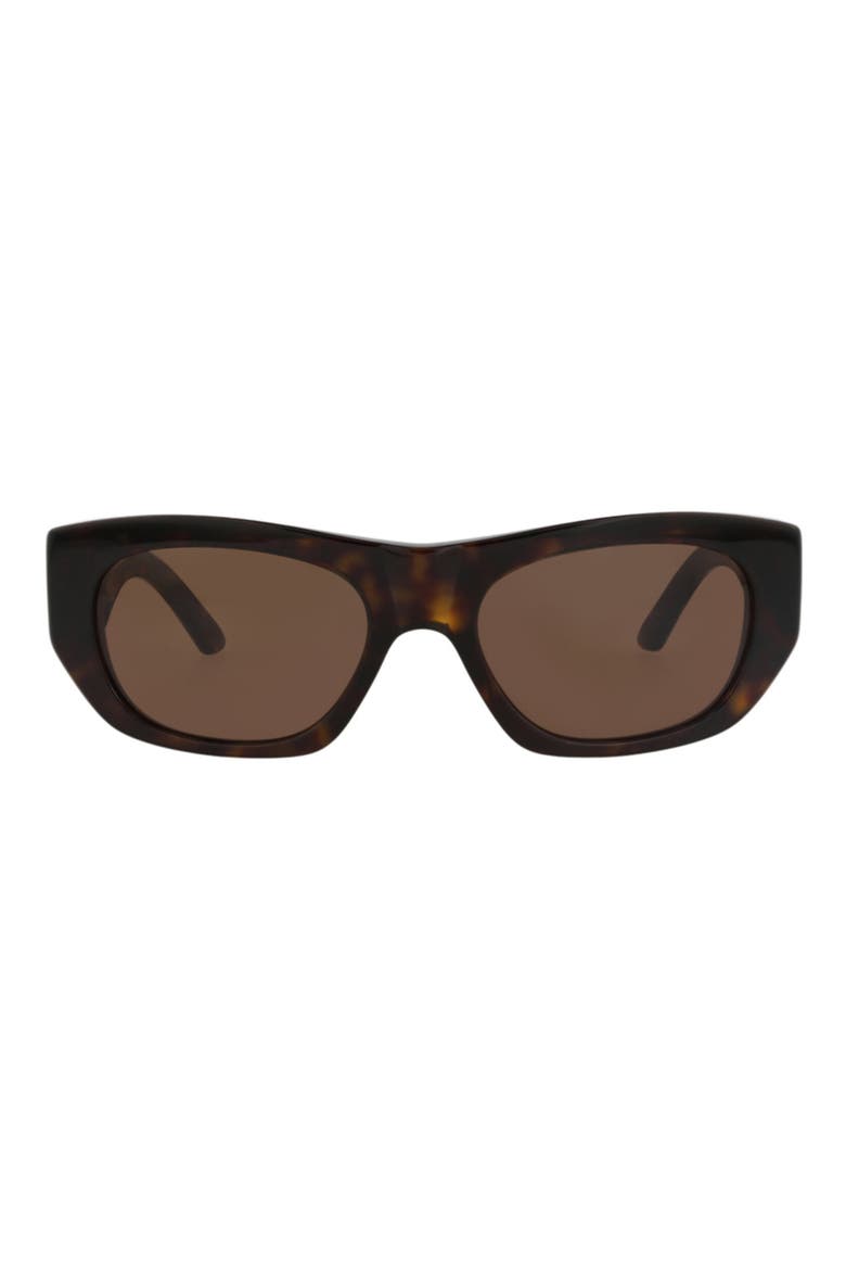 54mm Square Sunglasses, Main, color, HAVANA HAVANA BROWN