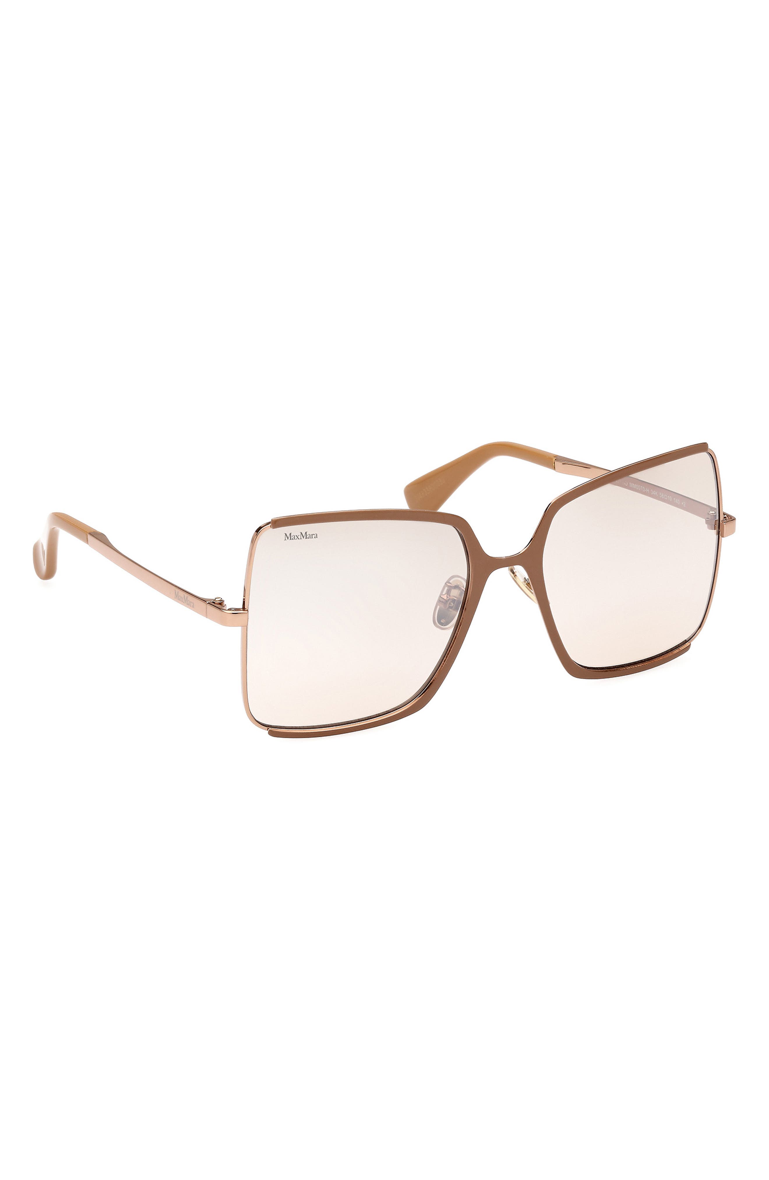 Max Mara Weho 58mm Square Sunglasses (Women) | Nordstrom