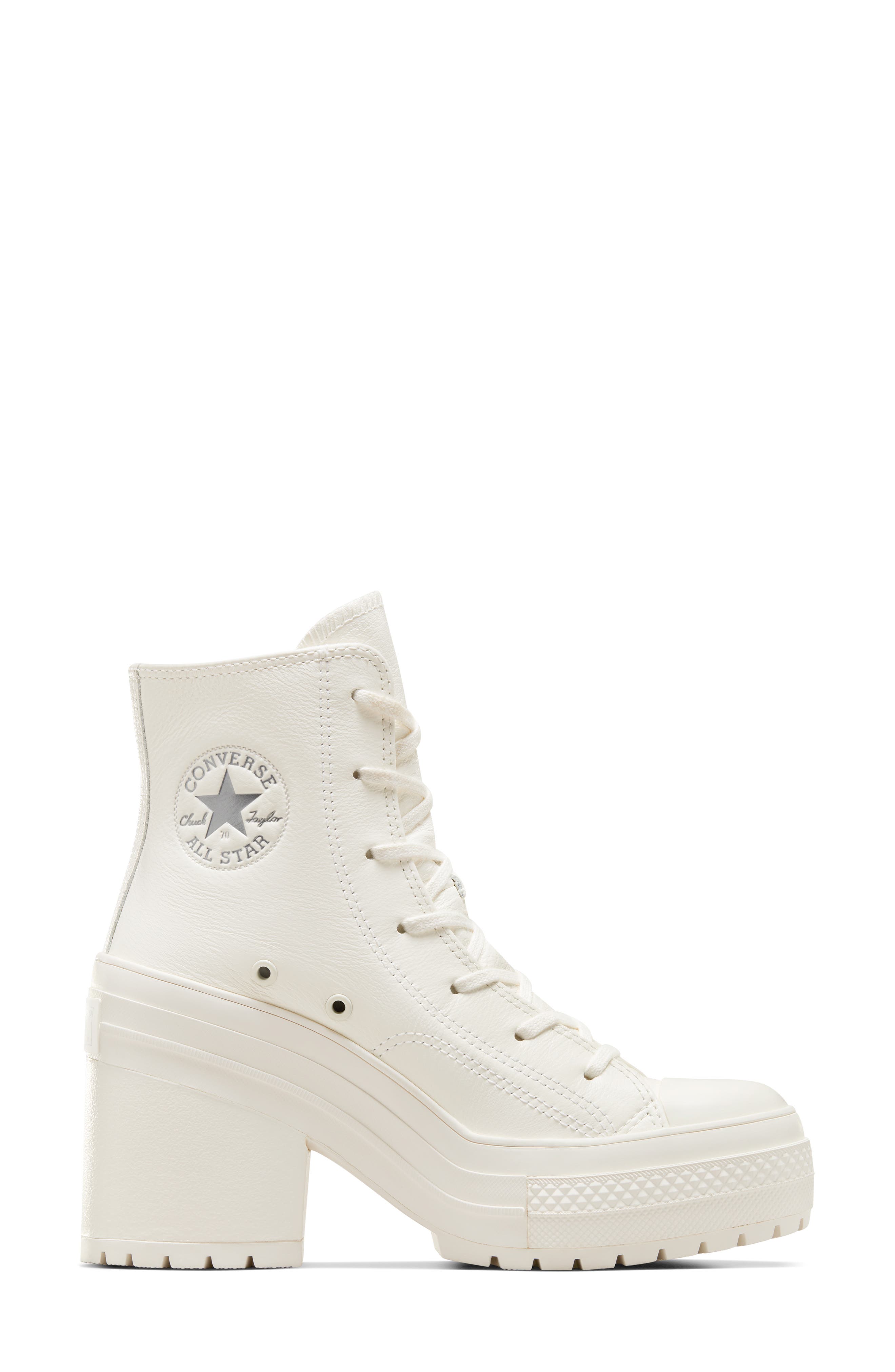 Converse Gender Inclusive Chuck 70 De Luxe Block Heel High Top Sneaker, Alternate, color, 