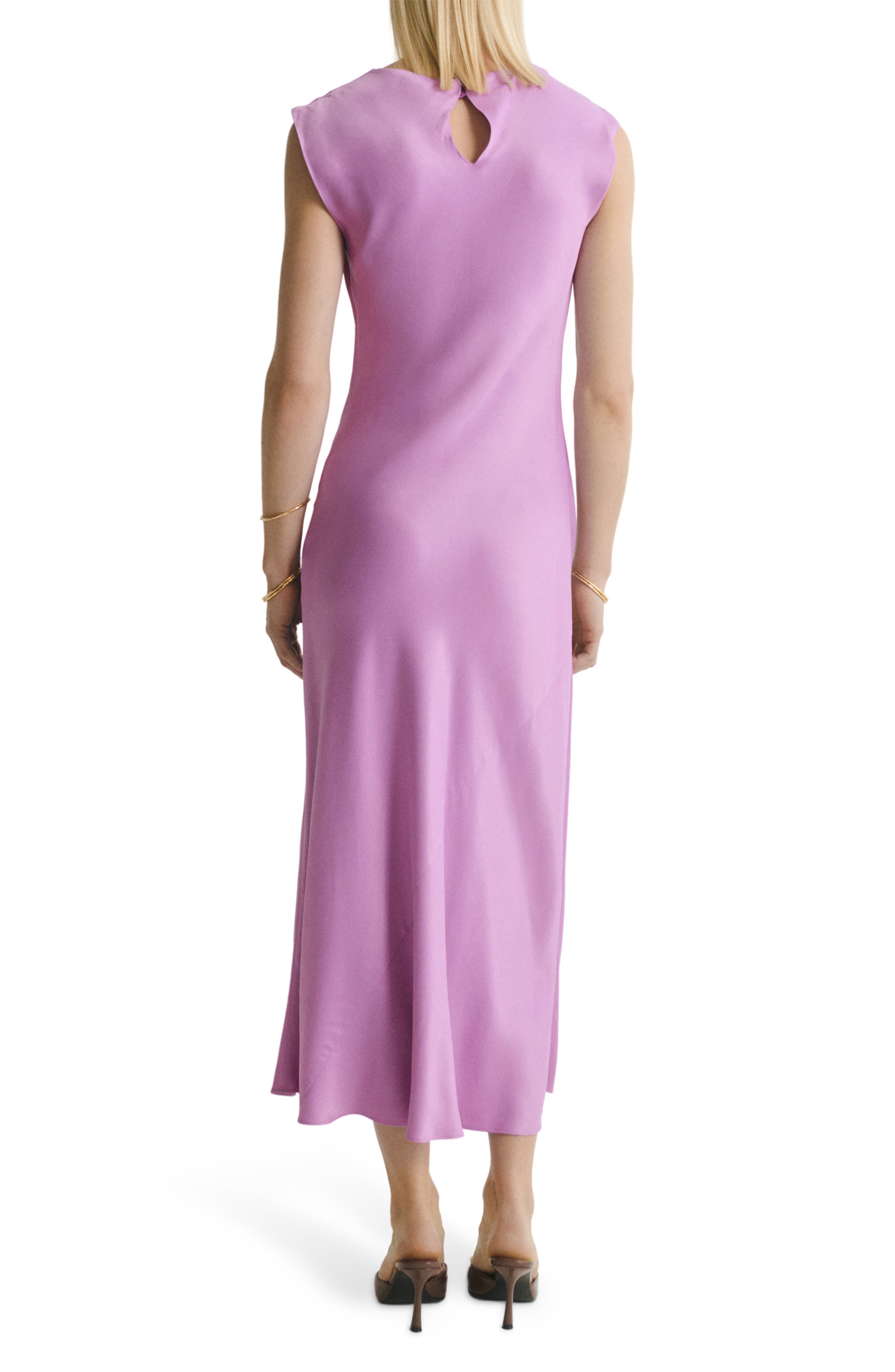 Satin Midi Dress - image 2