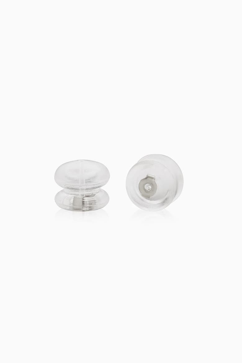 14K Gold Hold Me Tight Silicone Earring Backs, Main, color, White - 1 Pair