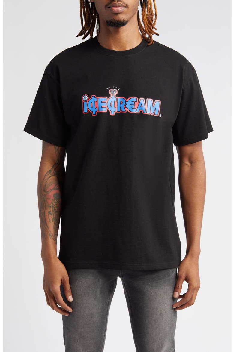 Word Graphic T-Shirt, Main, color, BLACK