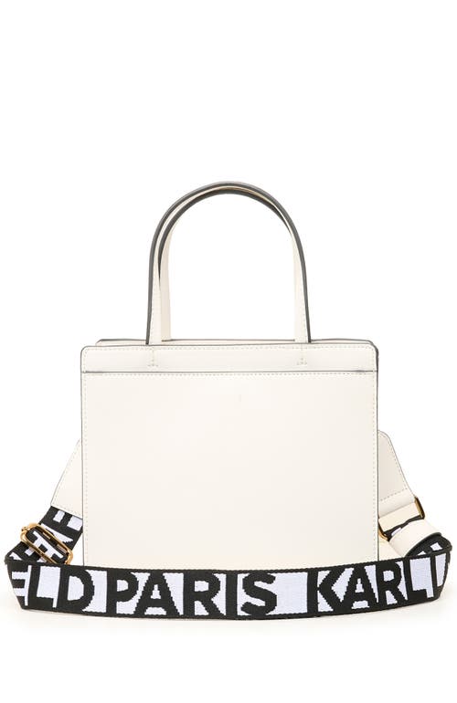 Karl Lagerfeld Paris Maybelle Satchel In Multi/white