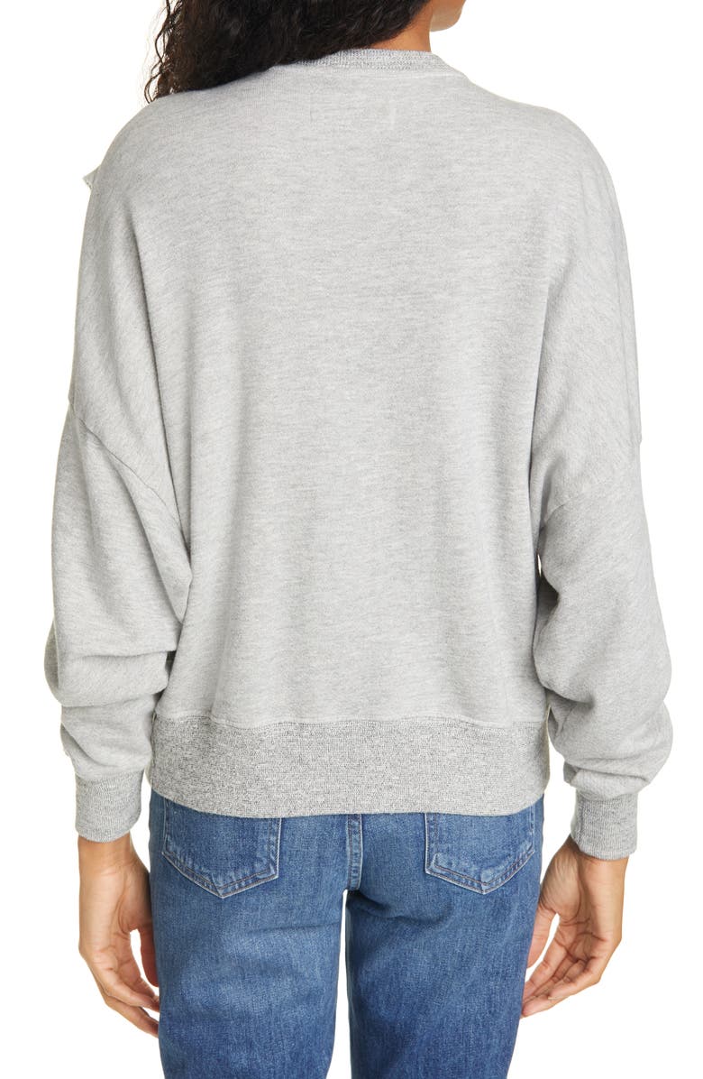 THE GREAT. The Bow Sweatshirt, Alternate, color, 
