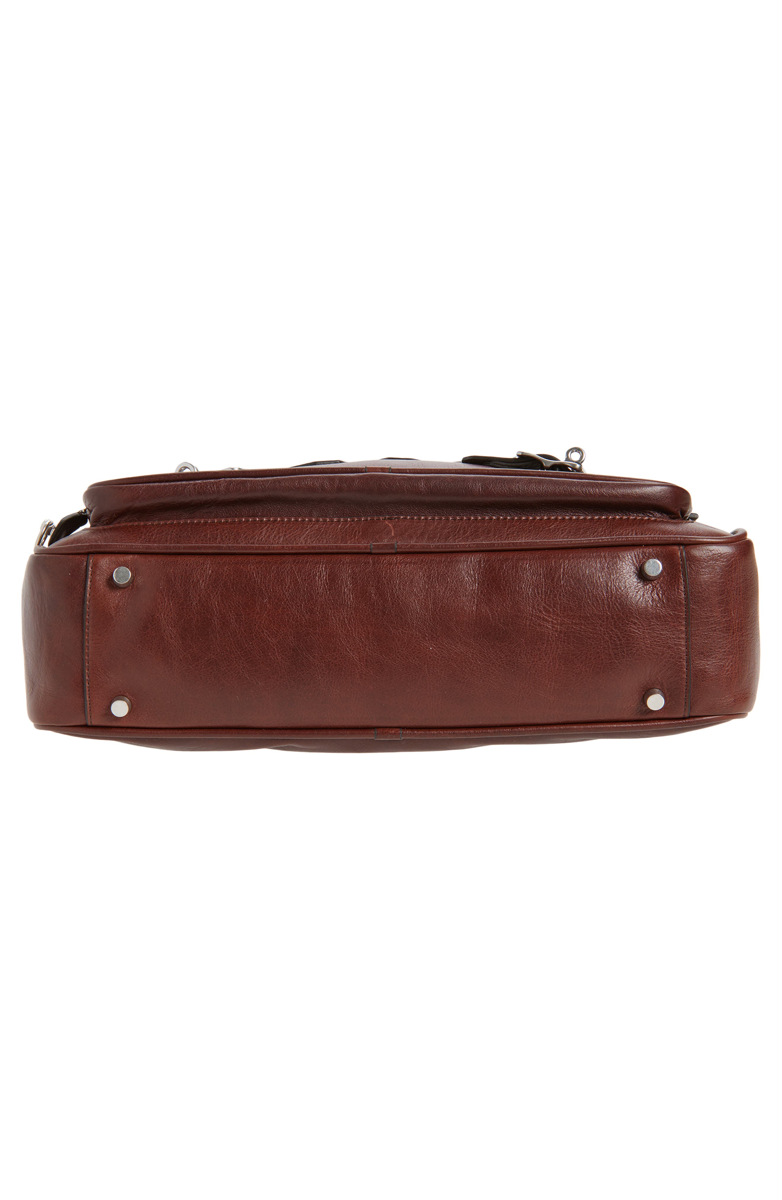 Acne Studios Camero Belts Camera Bag, Alternate, color, Cognac Brown