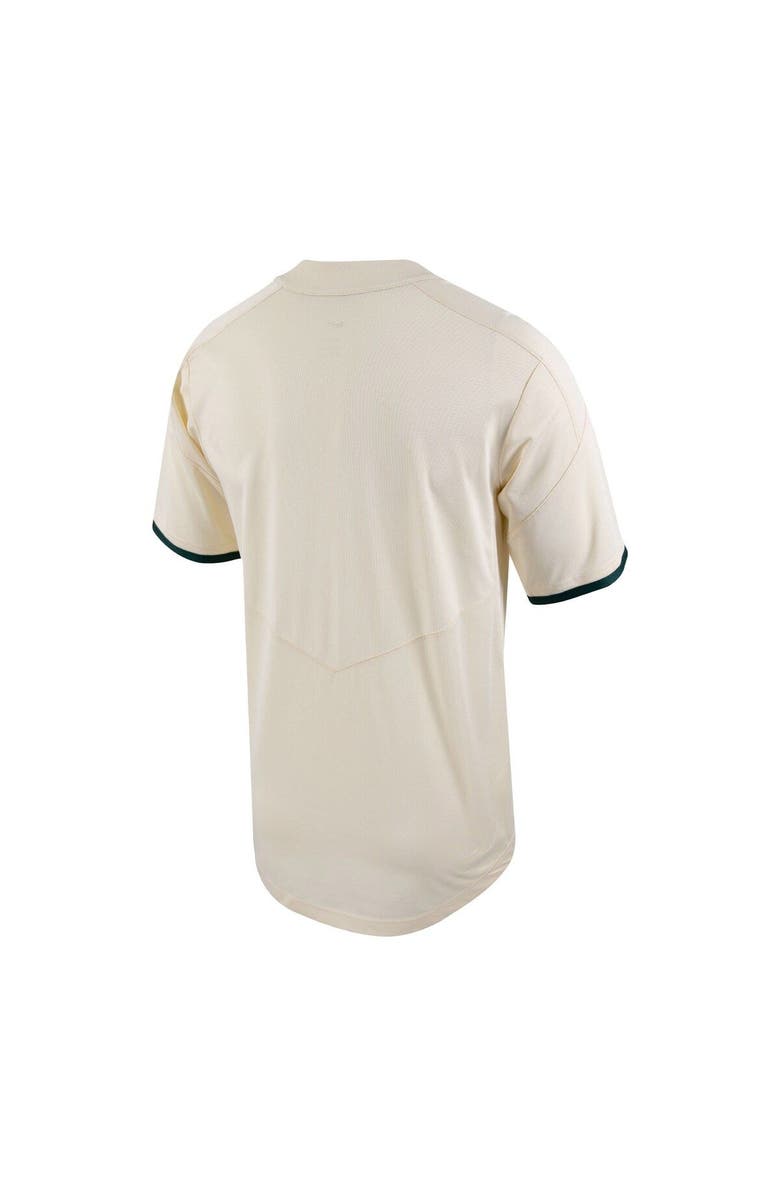 Nike Men's Nike Natural Michigan State Spartans Replica Vapor Elite Full-Button Baseball Jersey, Alternate, color, Natural