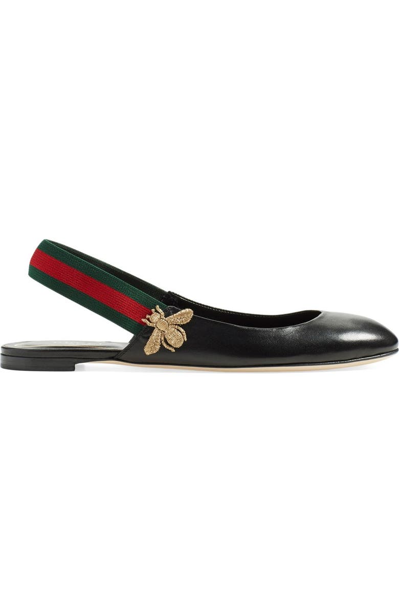 Gucci 'Bayadere' Slingback Flat, Alternate, color,