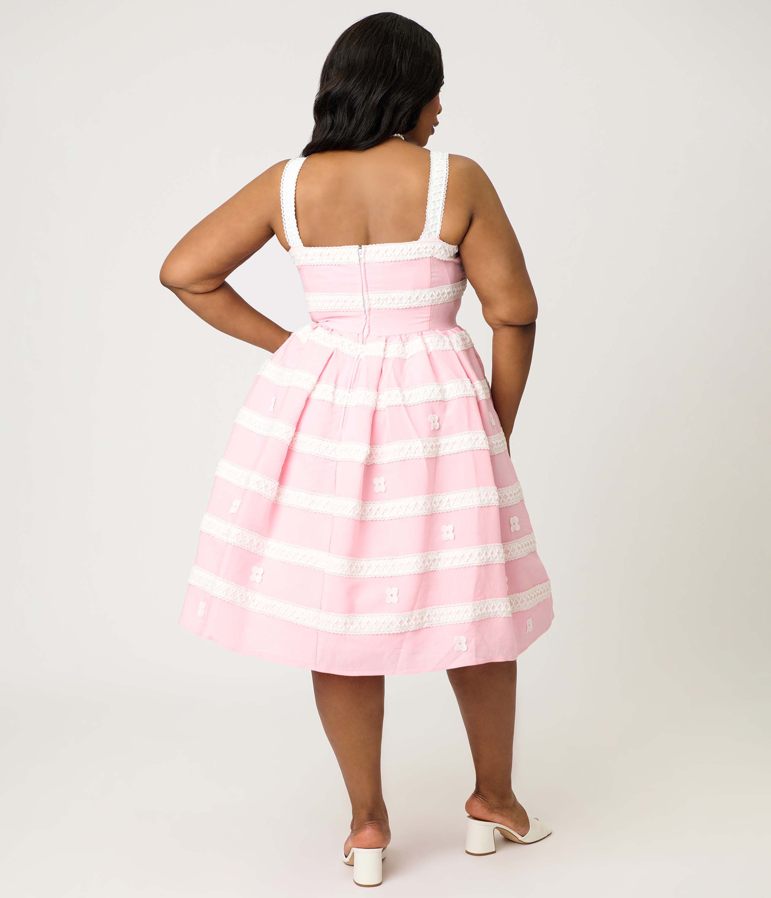Plus Size 1960s Swing Sundress - image 4