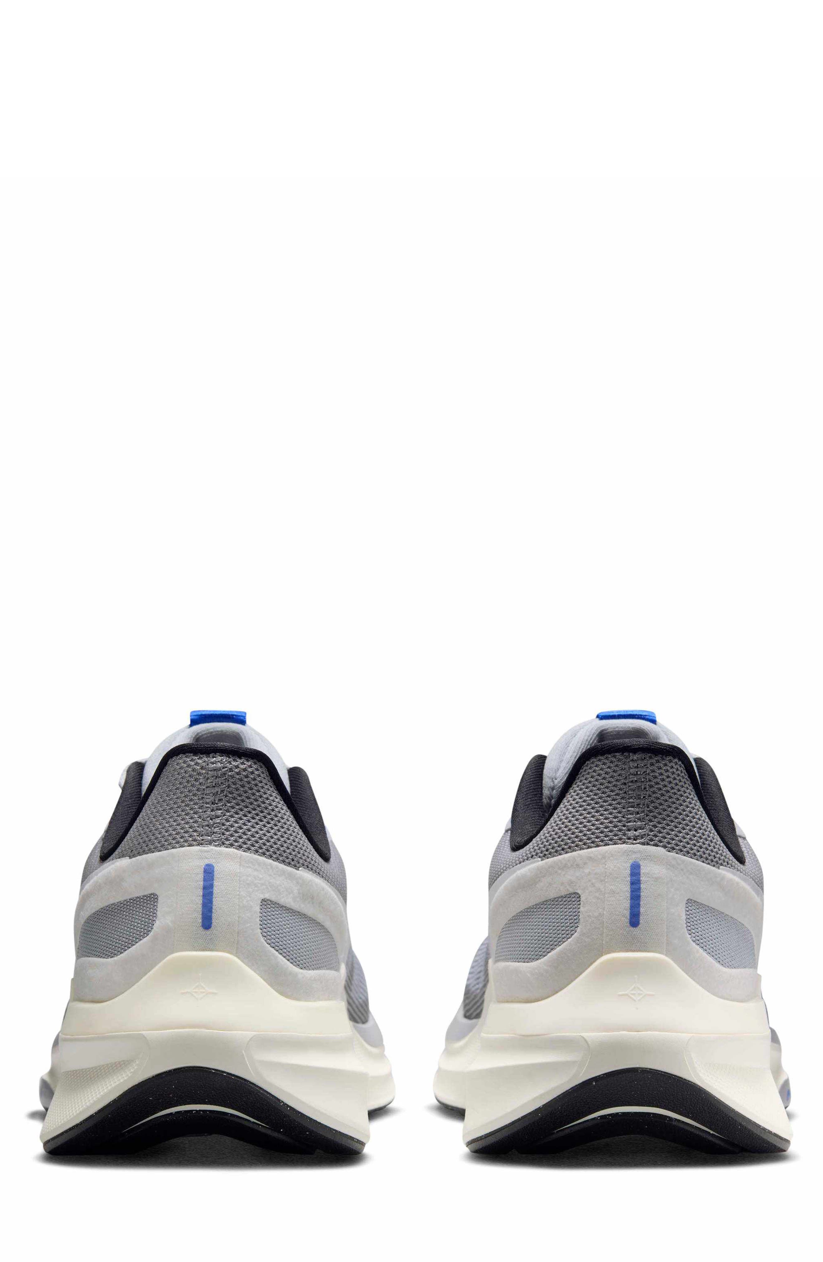 Nike Air Zoom Structure 25 Running Shoe, Alternate, color, Grey/ White/ Wolf Grey/ Sail