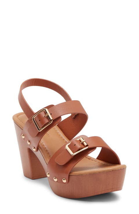 Kyrie Block Heel Platform Sandal