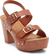 WILD DIVA LOUNGE Kyrie Block Heel Platform Sandal