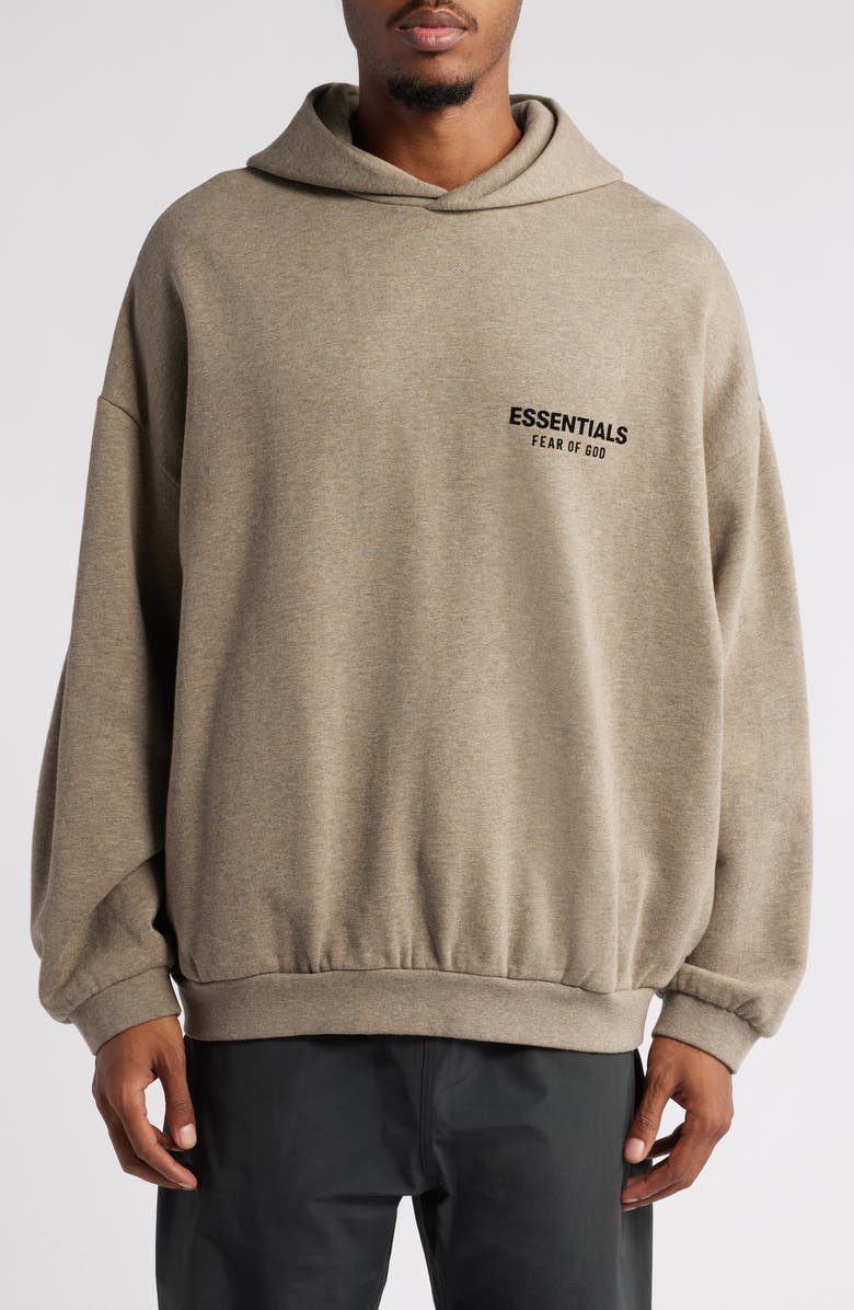 Fear of God Essentials Cotton Blend Fleece Graphic Hoodie, Main, color,