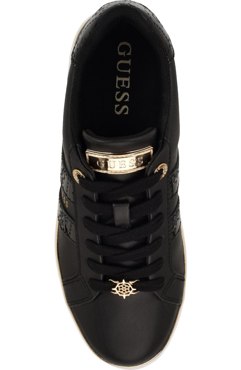 GUESS Barlie Sneaker, Alternate, color, Black