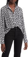 Rails Kathryn Heart Print Button-Up Shirt