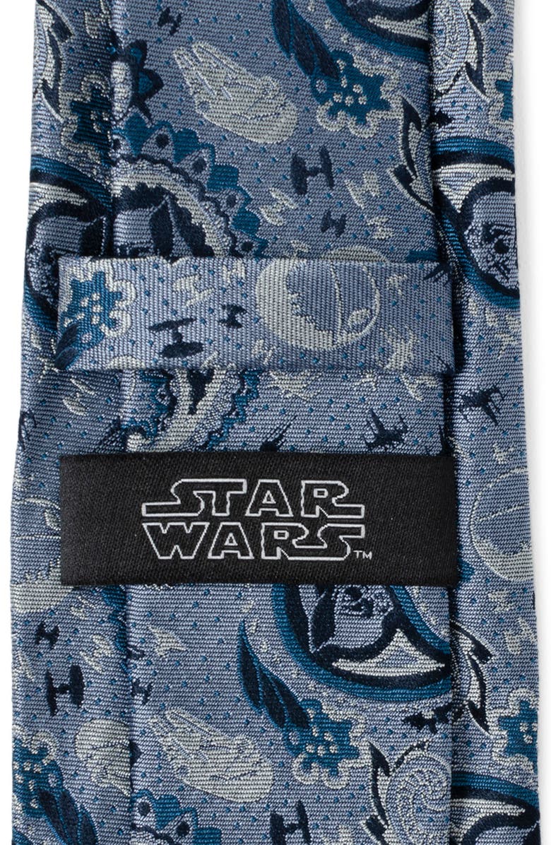 Cufflinks, Inc. x Star Wars<sup>™</sup> Darth Vader Paisley Silk Tie, Alternate, color, Blue
