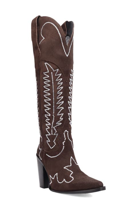 Double Take Over the Knee Western Boot (Women)