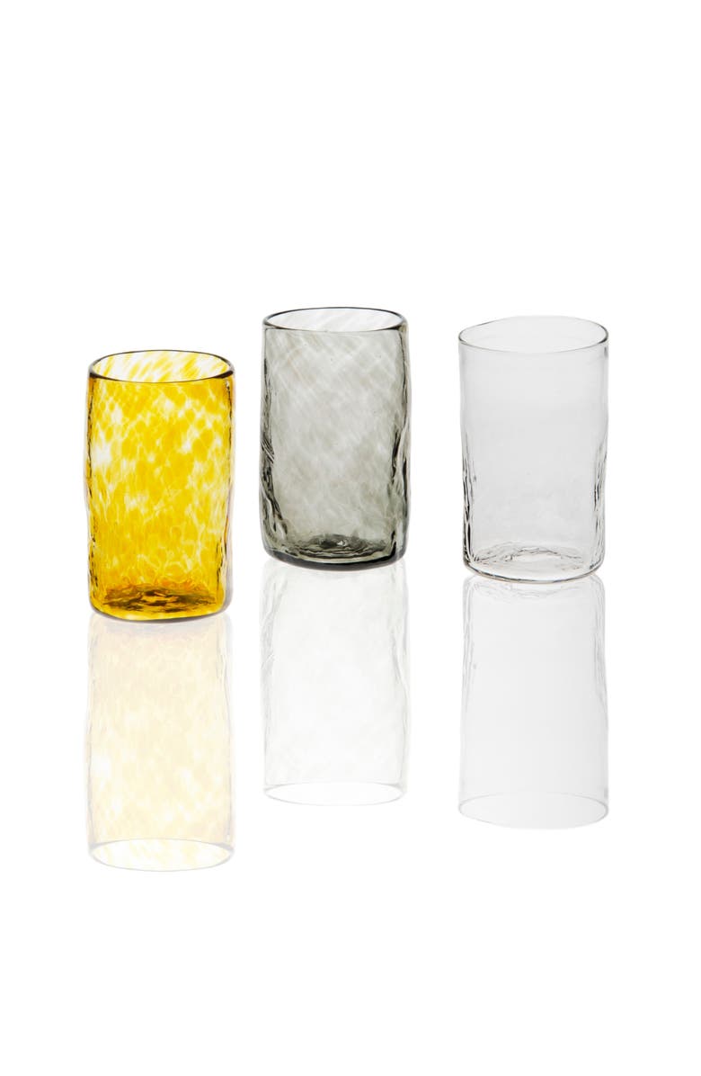 Xaquixe Large Tumbler - 12 Oz - Set of 6, Alternate, color, Amber