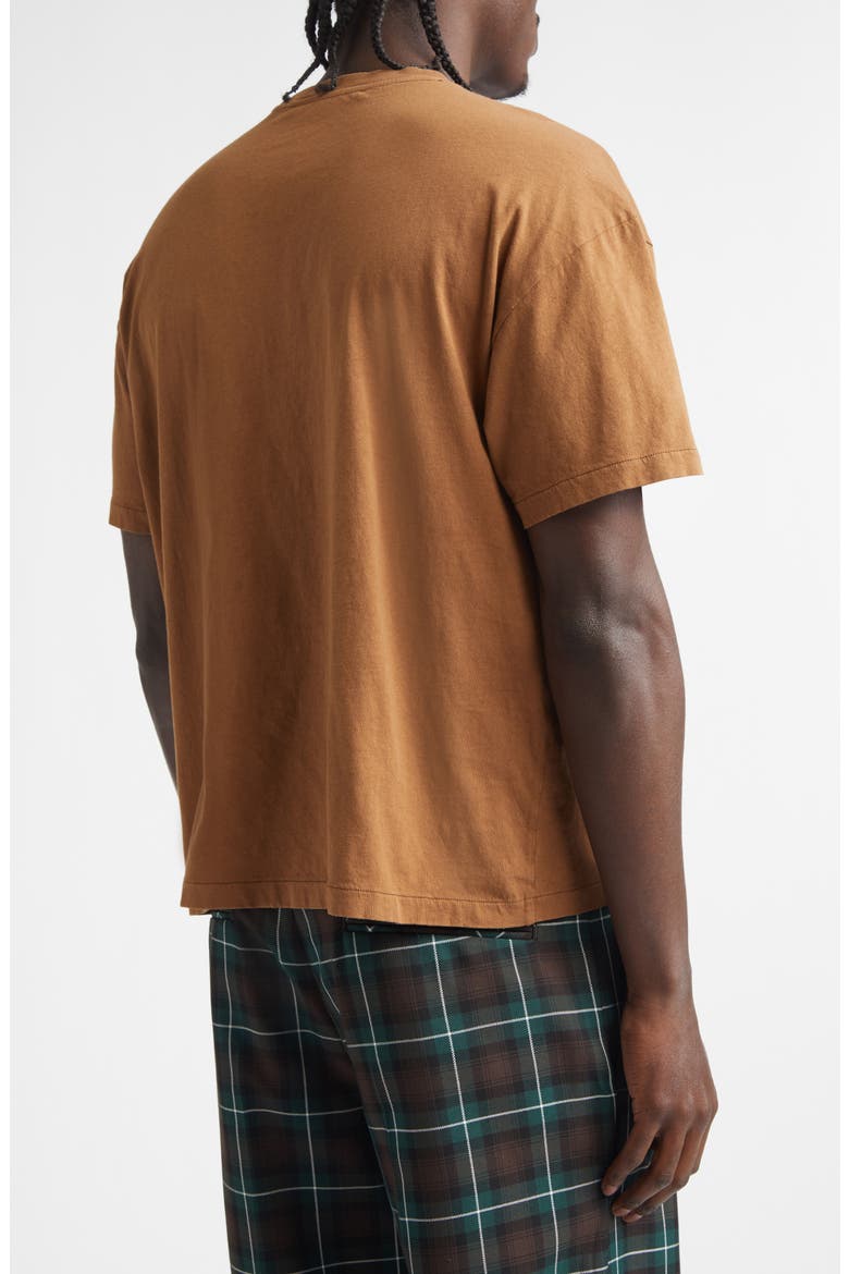 Sufboard Logo Organic Cotton Pocket Graphic T-Shirt, Alternate, color, FONDUE