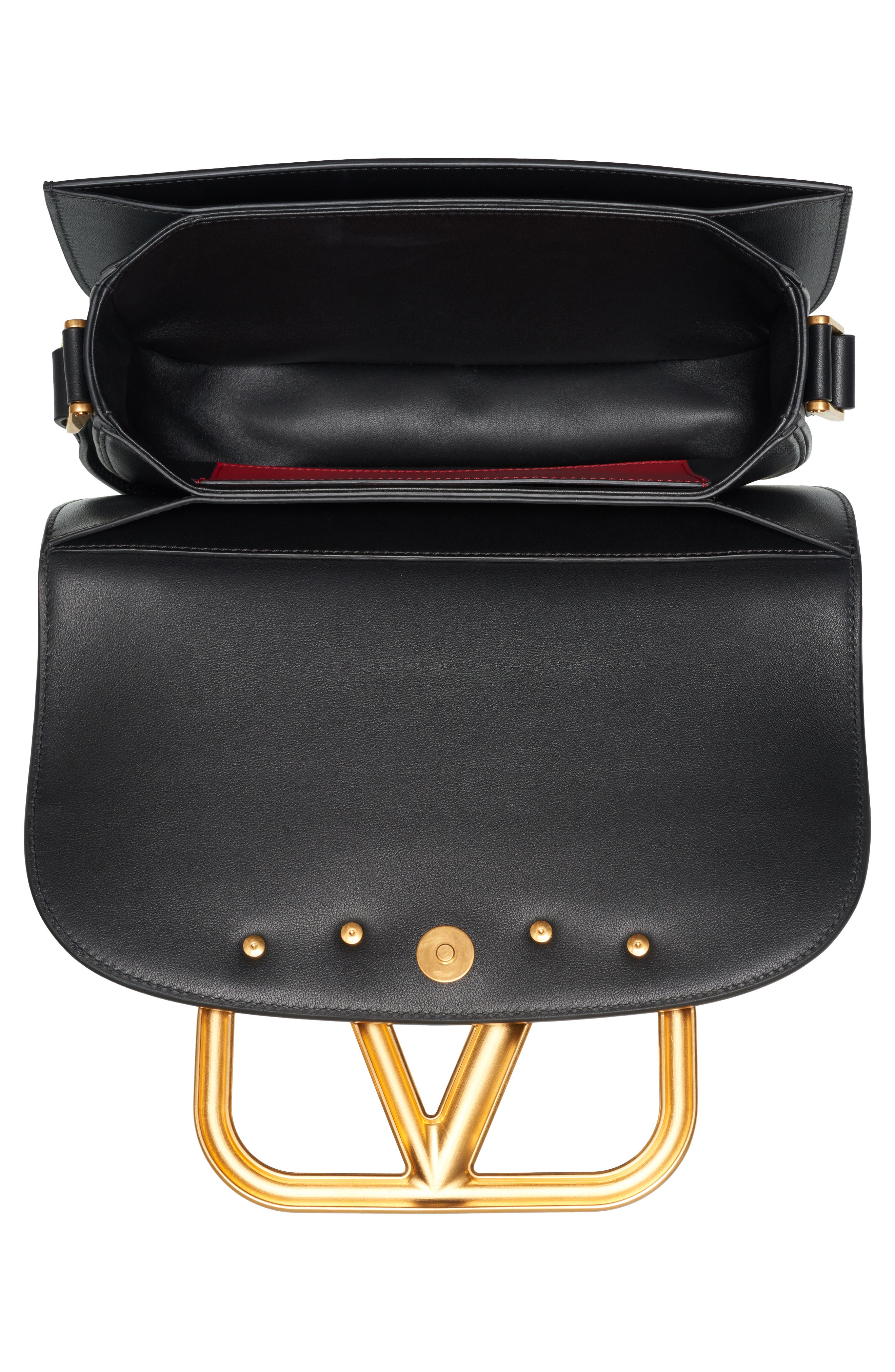 Valentino Garavani Supervee Calfskin Leather Crossbody, Alternate, color, 