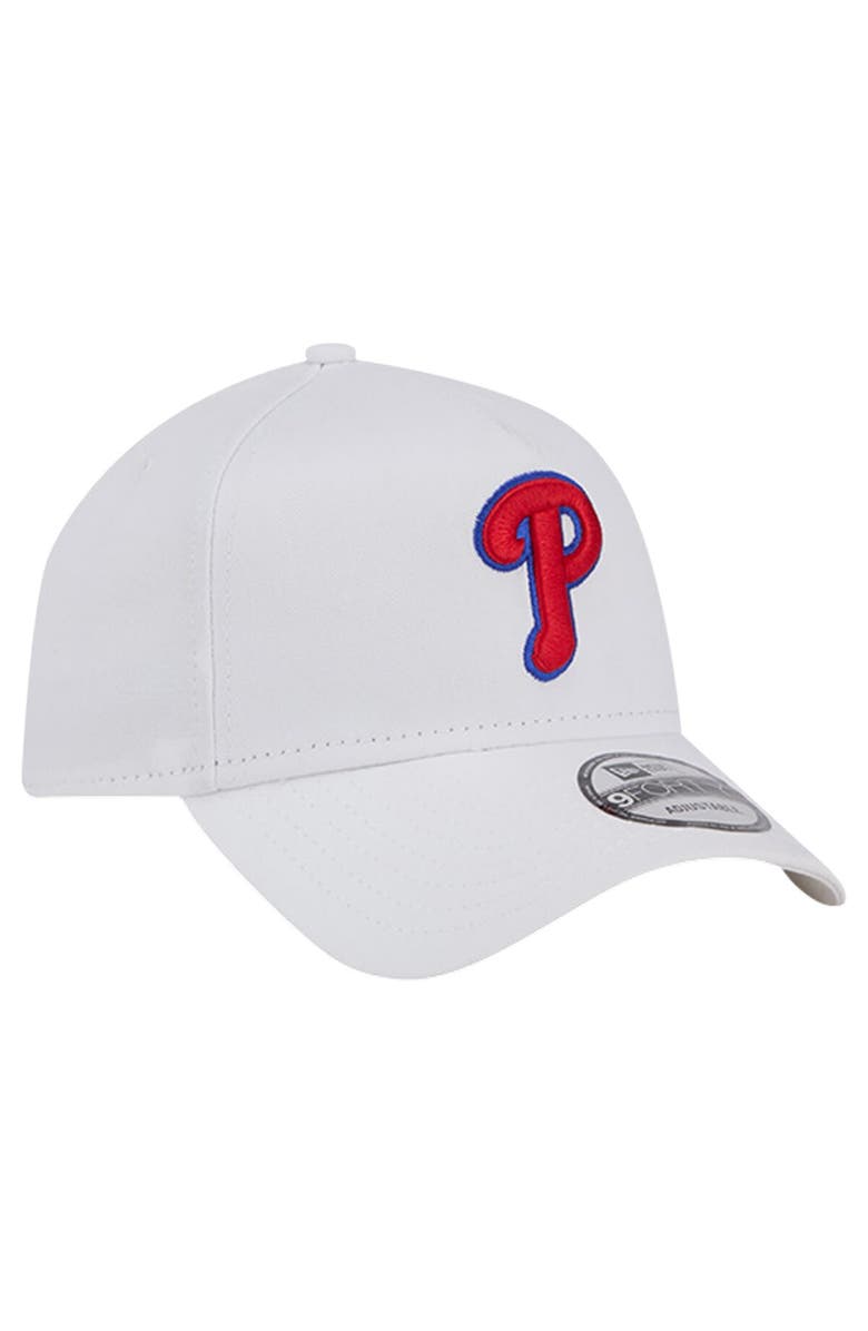 New Era Men's New Era White Philadelphia Phillies TC A-Frame 9FORTY Adjustable Hat, Alternate, color, White