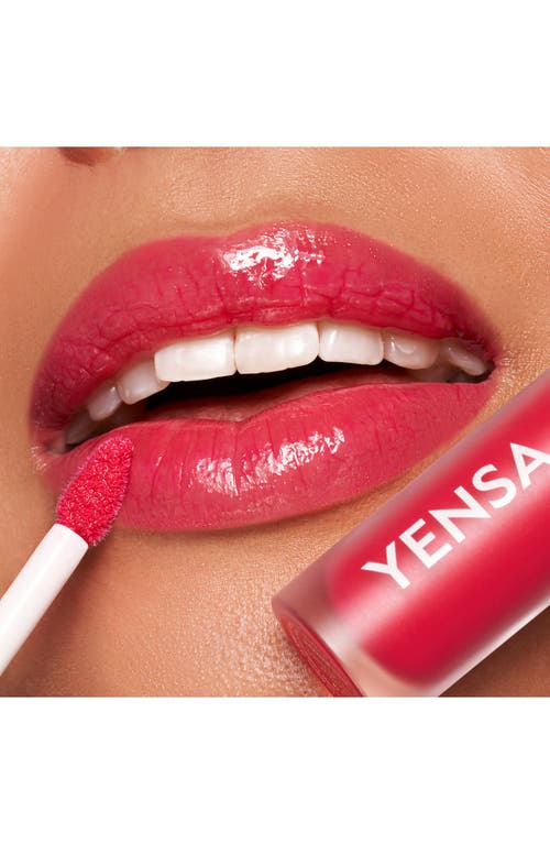 Yensa Luxe Lip Nourishing Oil With Hyaluronic + Vitamin E In Rebel Rose