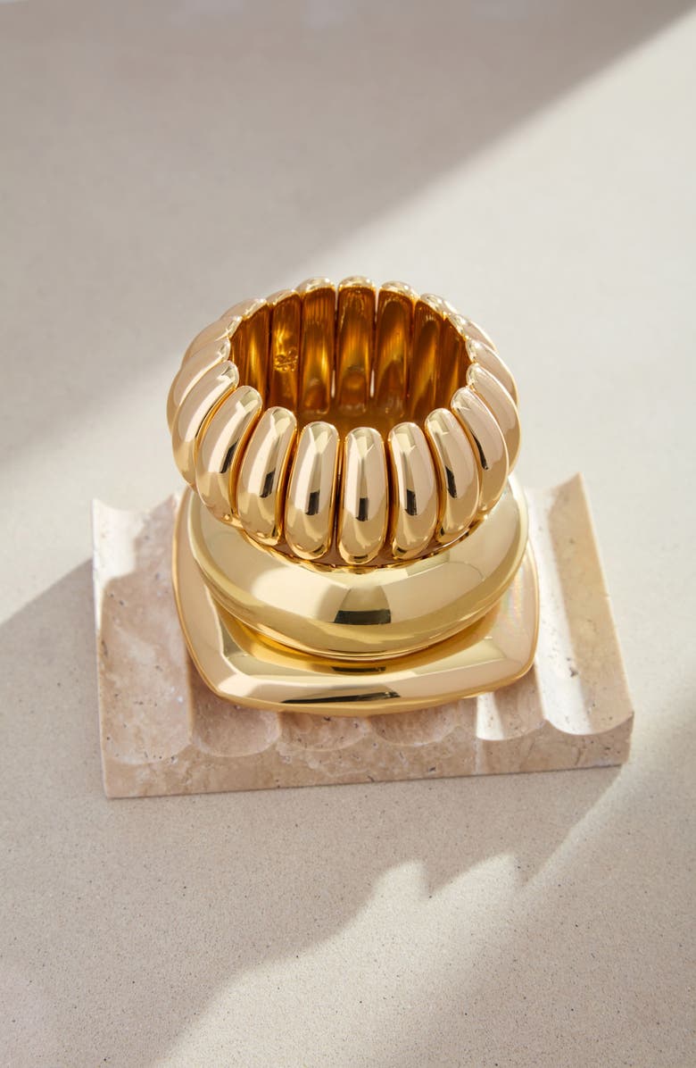 st. Moran Baroque Stretch Bracelet, Alternate, color, Gold