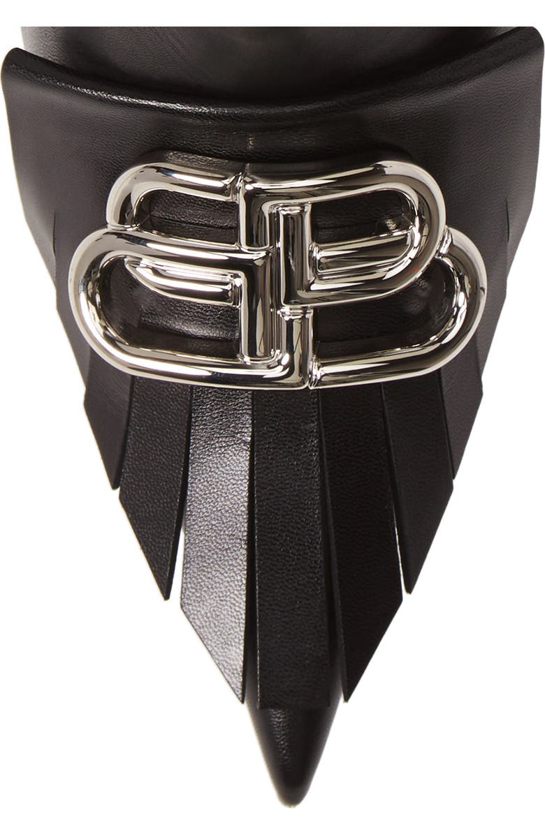 Balenciaga Fringe Knife Bootie, Alternate, color,