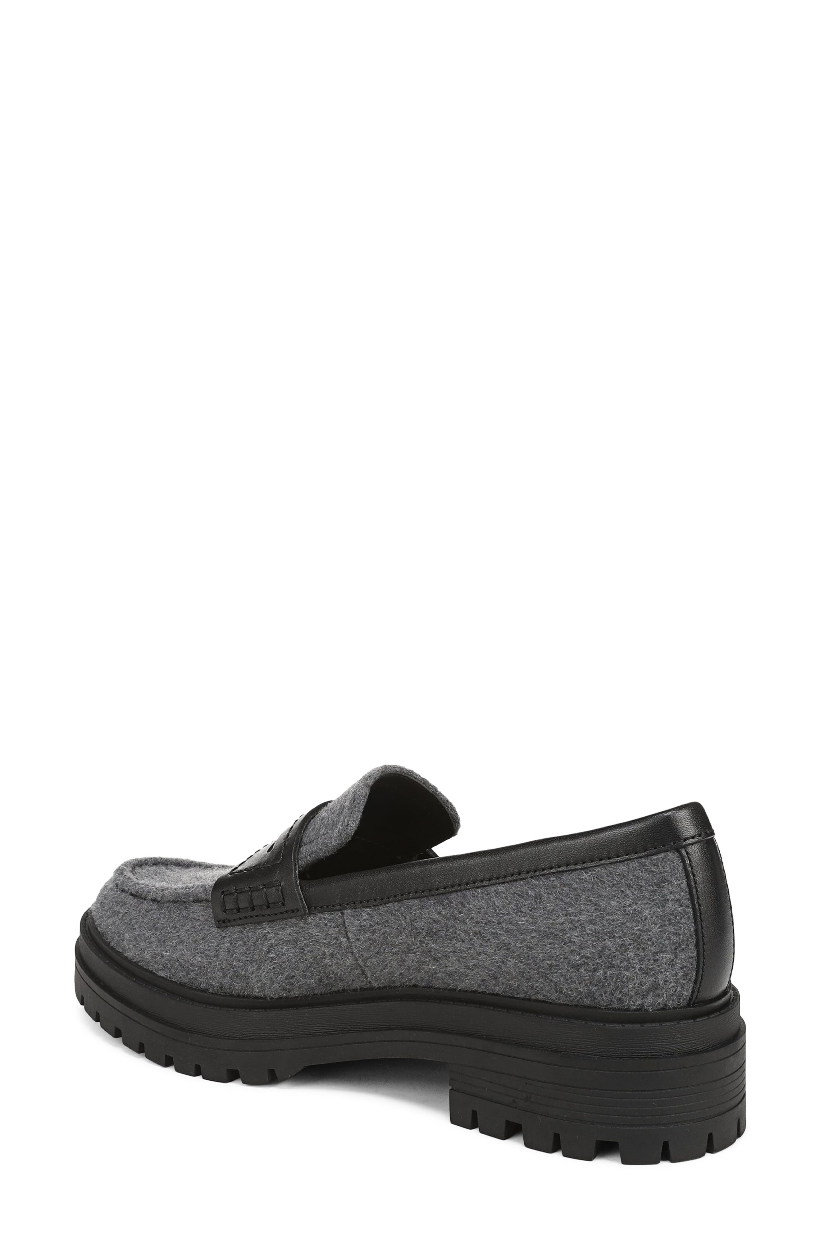 Georgia Loafer, Alternate, color, DARK GREY WOOL