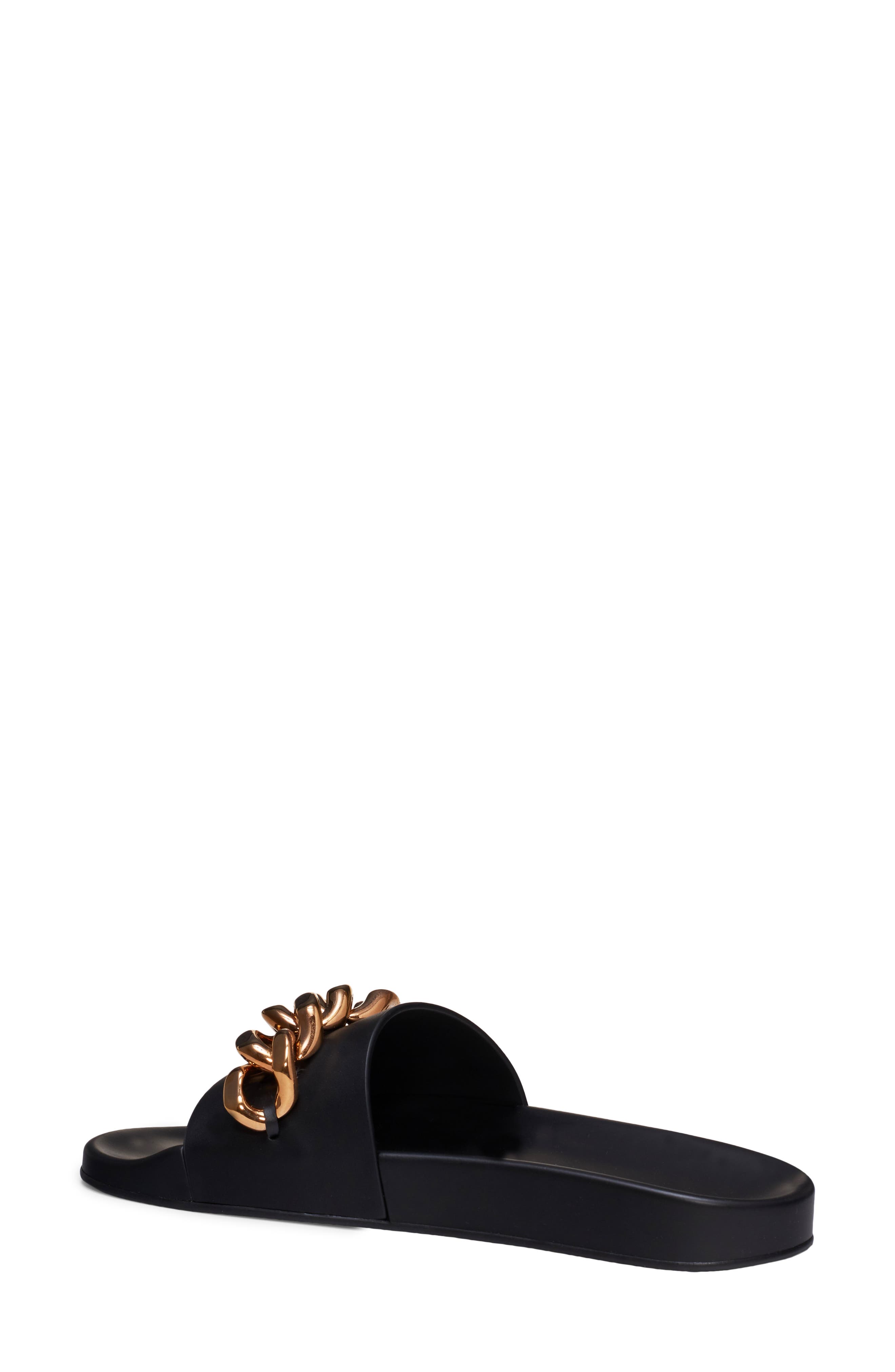 Versace Medusa Chain Slide Sandal, Alternate, color, 