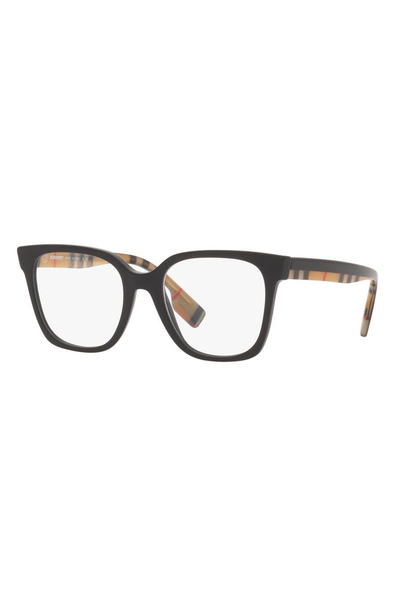 Burberry Evelyn 52mm Square Optical Glasses, Alternate, color, 