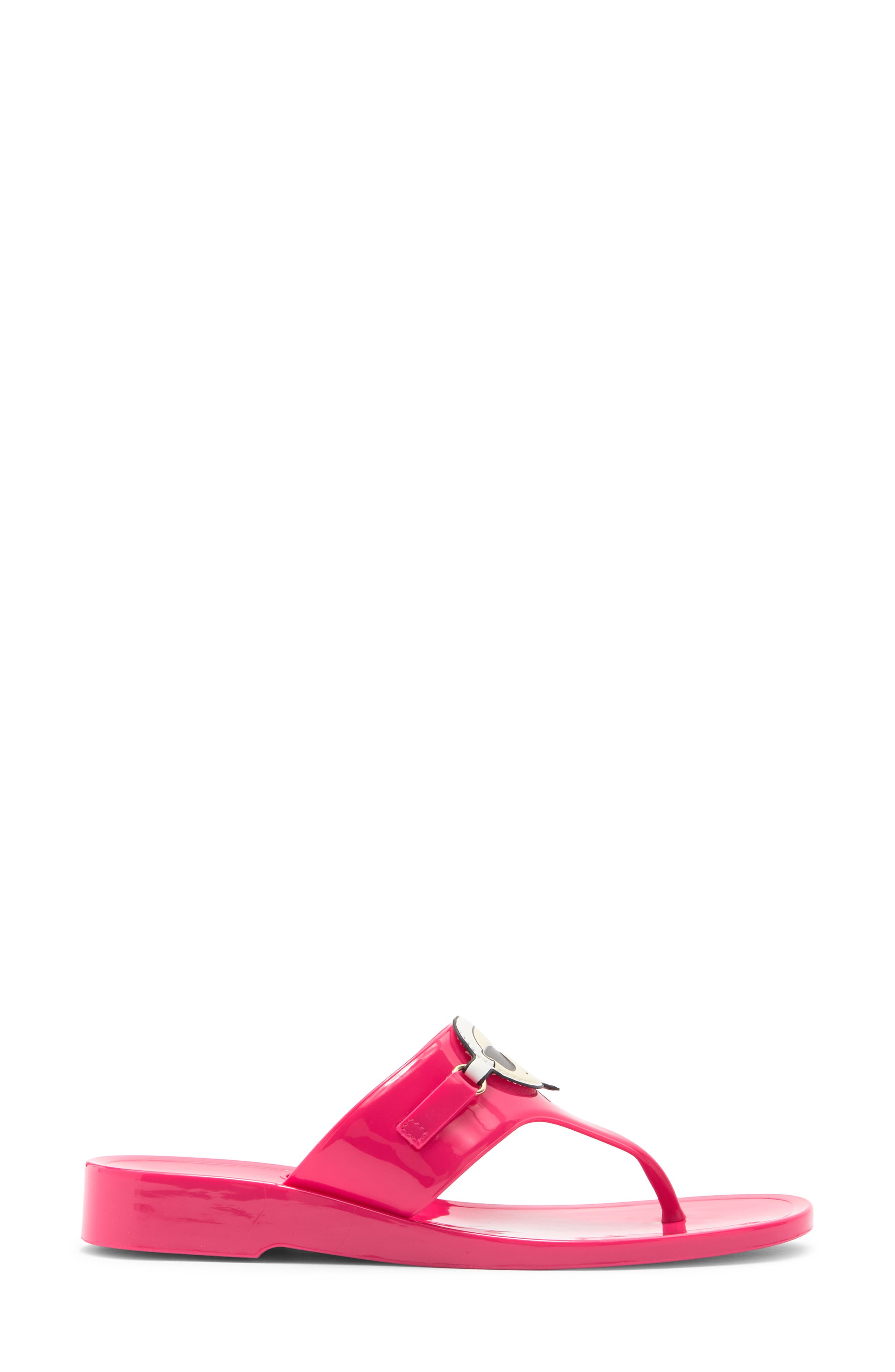 Vayla Wedge Flip Flop, Alternate, color, HOT PINK