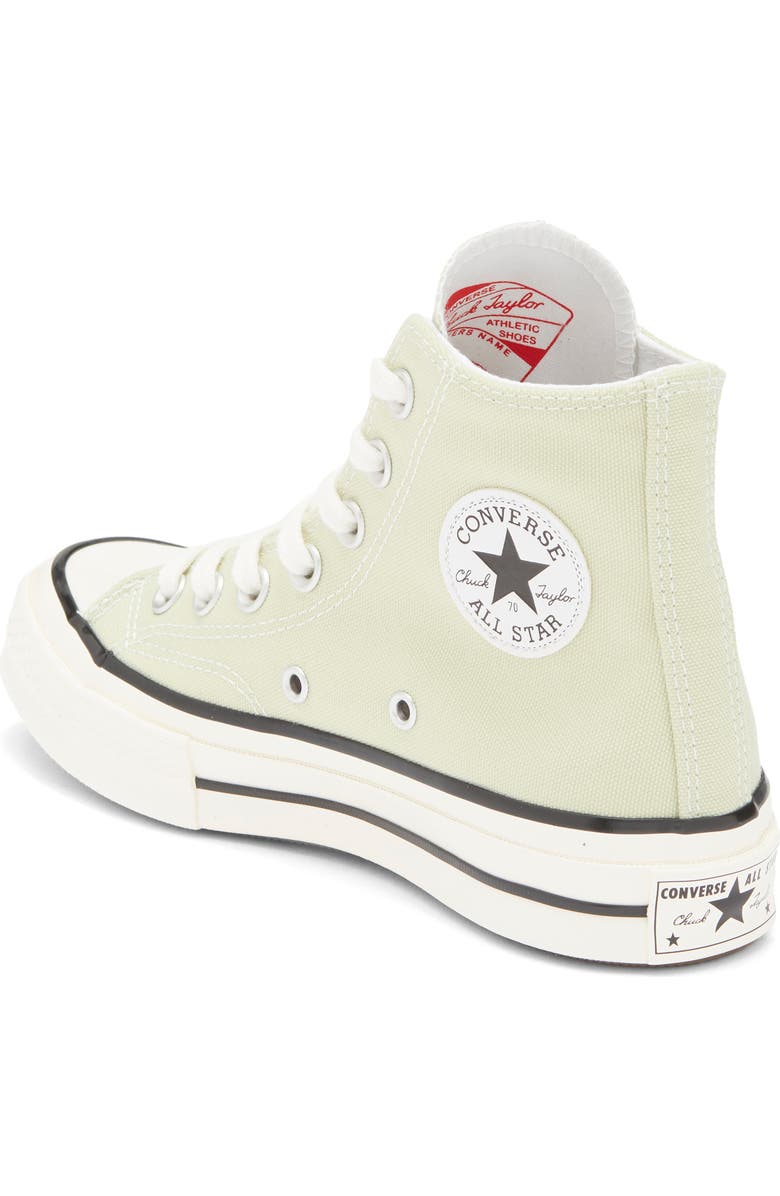 Converse Kids' Chuck Taylor All Star 70 High Top Sneaker, Alternate, color, Olive Aura/ Egret/ Black