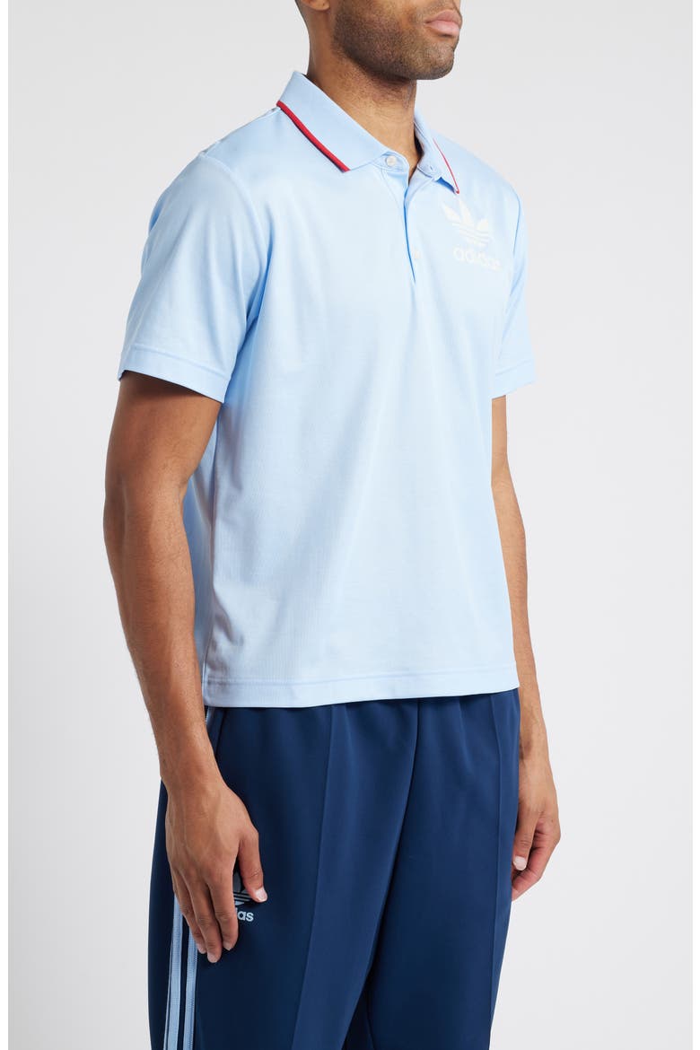Wales Bonner Polo, Alternate, color, GLOW BLUE F19